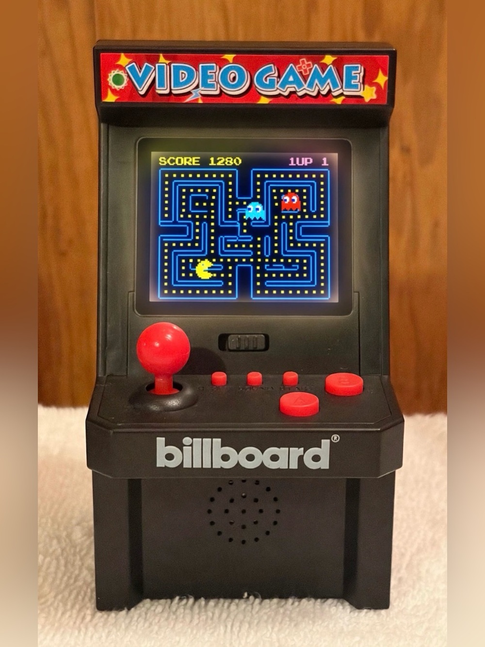 Billboard Black & Red Retro Mini Arcade Video Game Console